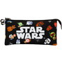Estuche Portatodo Triple FAN Chibi Star Wars Multicolor