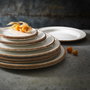 Steelite Plato Llano Coupe 23 cm Vajilla de Vitro Porcelana Plato Dapple-Brown (Set de 24)