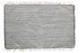 DKD Home Decor Individuales Blanco Gris Poliéster Reciclado Algodón Reciclado 46 x 0.1 x 33 cm (6 Unidades)