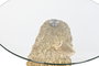 DKD Home Decor Mesita Auxiliar Caniche Dorado