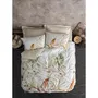 Juego de Cama 1 Funda Nórdica 220x240 cm + 2 Fundas Almohada 60x60 cm 100% Algodón Satén Beige ASI8683742886686
