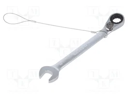 BETA Llave plana-estriada bilateral con trinquete 14mm