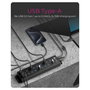 ICY BOX IB-HUB1720-U3 Concentrador USB 18+2 Puertos USB 3.2 Gen 1 Tipo A Aluminio Negro 15W con Adaptador de Corriente