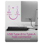 ICY BOX IB-HUB1720-U3 Concentrador USB 18+2 Puertos USB 3.2 Gen 1 Tipo A Aluminio Negro 15W con Adaptador de Corriente