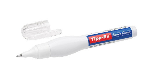 Tipp-Ex Shake'n Squeeze Lápiz Corrector con Punta Metálica de 8 ml