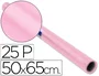 Sadipal Papel Charol Rosa Pálido Rollo 25 Hojas 50x65 cm Gramaje 65 g/m²