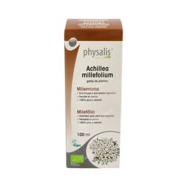 PHYSALIS Milenrama Extracto Líquido 100 ml Bio - Achillea Millefolium, Digestión y Apetito, Producto Vegano