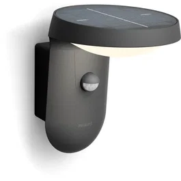 Philips Tyla Aplique de Pared con Sensor, Energía Solar 1.2W, Color Antracita - PHI8719514476912