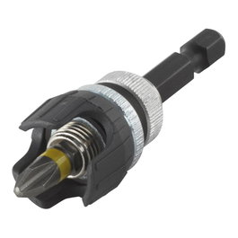 Wolfcraft Portapuntas con tope de profundidad ajustable e imán integrado + punta PH2
