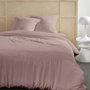 Today Juego de cama Rosa arena 2 personas 260x240cm con gasa de algodón lisa