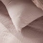 Today Juego de cama Rosa arena 2 personas 260x240cm con gasa de algodón lisa