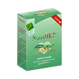 CIEN POR CIEN NATURAL Nutrimk 7 Cardio - Omega 3 con DHA, EPA, Vitamina K2 (MenaQ7) y Vitamina D3 - Complemento Alimenticio - 60 Cápsulas