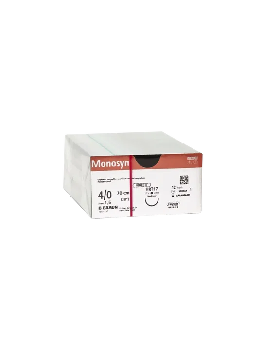B. Braun Sutura Monosyn Violet 1 Hs37S 70cm 36 Unidades