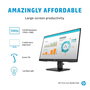 HP Monitor P24 G4 60.5 cm (23.8 pulgadas) Full HD IPS, resolución 1920 x 1080, panel IPS, bisel micro-edge por 3 lados, puertos HDMI/DisplayPort/VGA