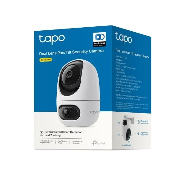 Tp-Link Tapo C245D Cámara de Seguridad IP 2K Esférica Blanco