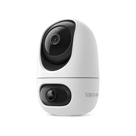 TP-Link Tapo C245D Cámara de Seguridad con Doble Lente, 2K, Pan/Tilt