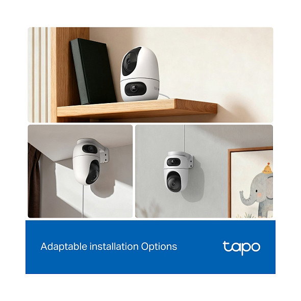 TP-Link Tapo C245D Cámara de Seguridad Dual Lens 2K WiFi