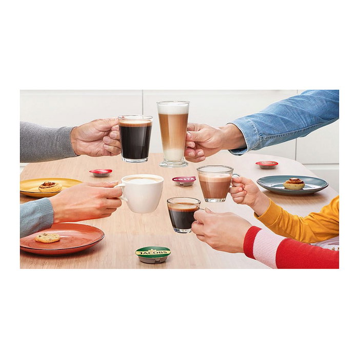 Bosch Tassimo Happy TAS103E Máquina de café a cápsulas Rojo y Negro
