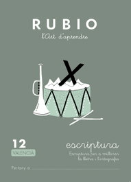 RUBIO, ESCRIPTURA 12 - CALIGRAFÍA