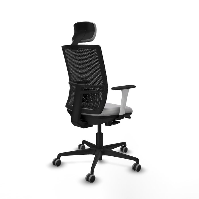PIQUERAS Y CRESPO Silla de oficina Yunquera Gris claro y Negro PIQUERAS Y CRESPO Silla de oficina Yunquera Gris claro y Negro