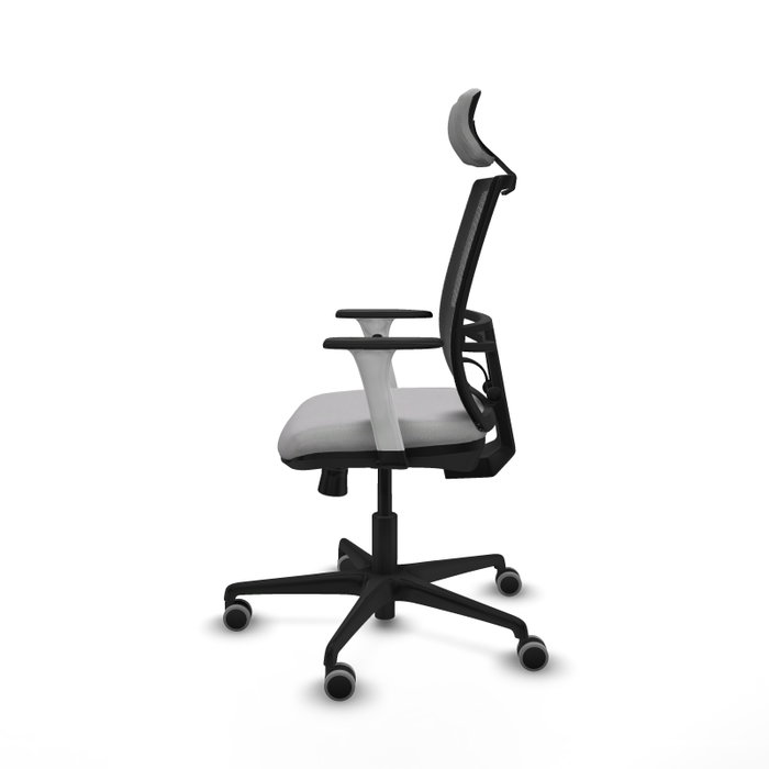 PIQUERAS Y CRESPO Silla de oficina Yunquera Gris claro y Negro PIQUERAS Y CRESPO Silla de oficina Yunquera Gris claro y Negro