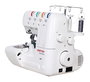 Veritas Máquina de Coser Overlock Remalladora Elastica 3/4 Hilos hasta 1000 Puntadas por Minuto para Tejano Cuero Tela de Abrigo