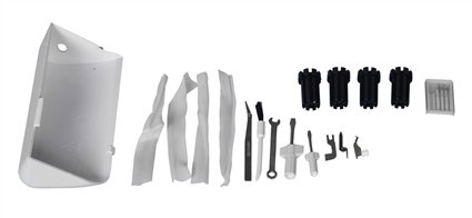 Veritas Máquina de Coser Overlock Remalladora Elastica 3/4 Hilos hasta 1000 Puntadas por Minuto para Tejano Cuero Tela de Abrigo