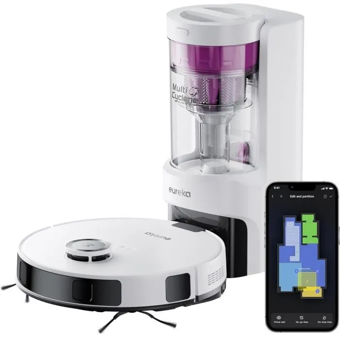 Eureka Aspiradora Robot E10S Blanco - 4000 Pa - 180 min Eureka Aspiradora Robot E10S Blanco - 4000 Pa - 180 min