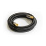 PYTHON® Series Cable de antena TV IEC/Coax, 1m, negro