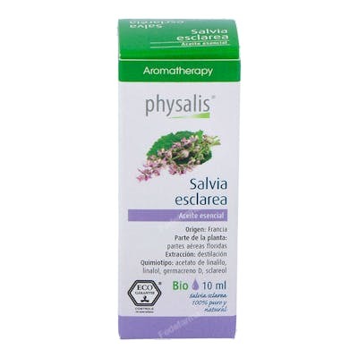 PHYSALIS Esencia Salvia Esclarea 10ml Bio PHYSALIS Esencia Salvia Esclarea 10ml Bio