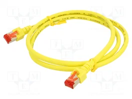 HELU Patch cord S/FTP Cat 6 RJ45 1m Amarillo