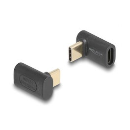 DeLOCK Adaptador USB Type-C™ 40 Gbps PD 3.1 240 W Angular 8K 60 Hz Antracita