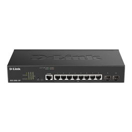 D-Link Switch Gestionado DGS-2000-10P Gigabit Ethernet PoE 8 Puertos Montaje en Rack L2/L3