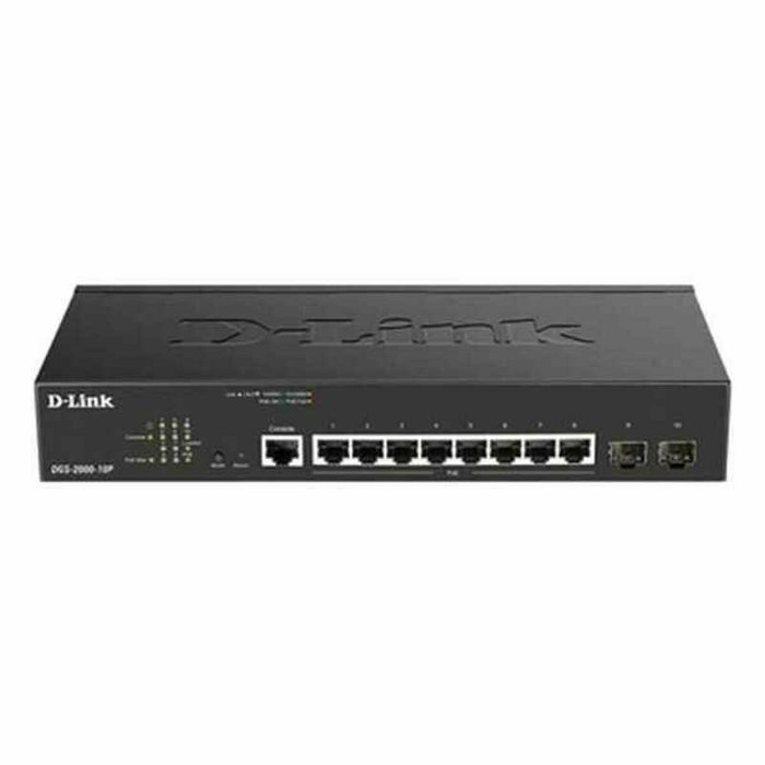 D-Link DGS-2000-10P Switch Gestionado L2/L3 con 8 Puertos Gigabit y PoE