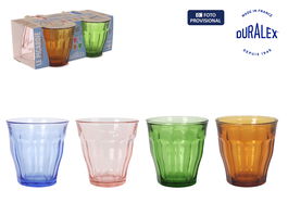 Duralex Set 4 Vasos Picardie 25 cl 4 Colores (12 Cajas)