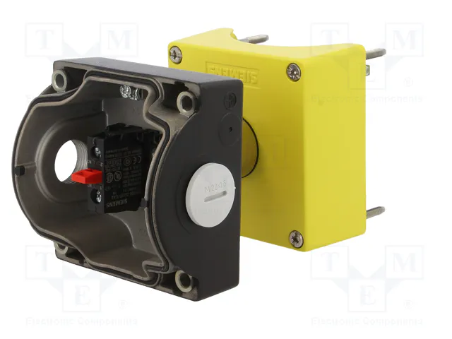 SIEMENS Casete de control SIRIUS ACT 3SU1.5 con botón de cabeza de seta rojo