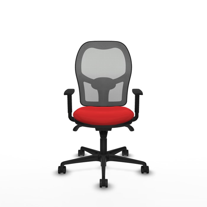PIQUERAS Y CRESPO Silla de oficina Jorquera Sincro Rojo y Gris