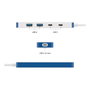 Targus Hub HD5200BUGL de 4 Puertos USB-C y USB-A Blanco