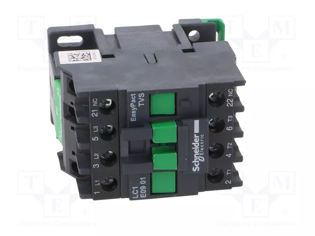 SCHNEIDER ELECTRIC Contactor Easy TeSys 3-polar 9A 230VAC