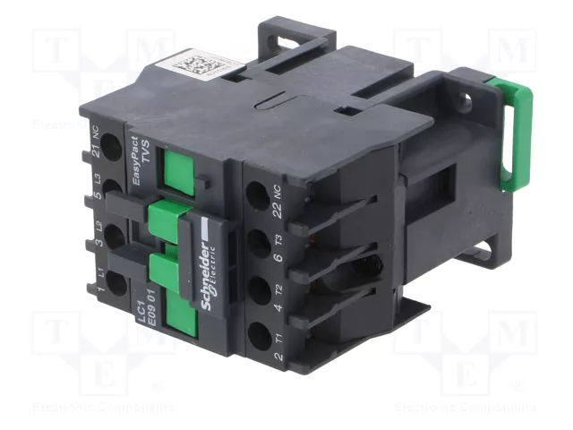 SCHNEIDER ELECTRIC Contactor Easy TeSys 3-polar 9A 230VAC