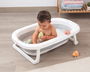 KioKids Bañera Plegable para Bebé +0 Meses con Tubo de Desagüe y Colgador de Pared