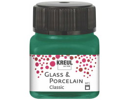 Kreul Pintura Vidrio y Porcelana GLASS&PORCELAIN Classic Verde Oscuro 20ml