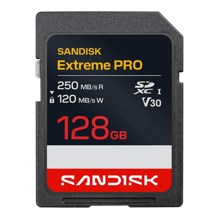 SanDisk Extreme PRO SD UHS-I 128 GB SDXC SanDisk Extreme PRO SD UHS-I 128 GB SDXC
