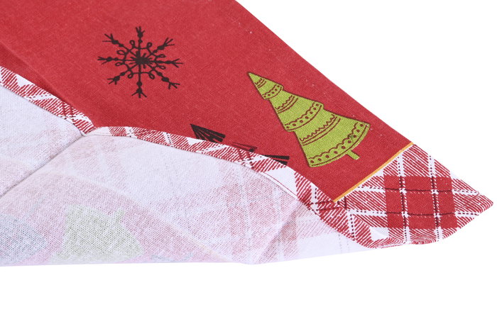 DKD Home Decor Paño de Cocina Navidad Tradicional Blanco y Rojo Algodón 60 x 40 x 0.2 cm Set de 3 DKD Home Decor Paño de Cocina Navidad Tradicional Blanco y Rojo Algodón 60 x 40 x 0.2 cm Set de 3