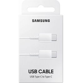 Samsung Cable USB Tipo C EP-DA705BWEGWW 1m - Blanco, Carga y Datos