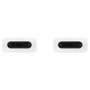 Samsung Cable USB tipo C a tipo C EP-DA705 Blanco 1m
