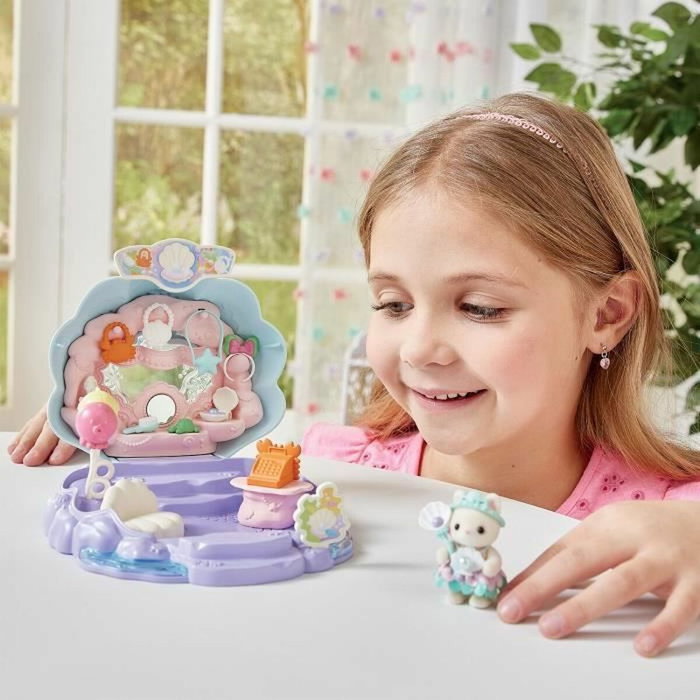 Sylvanian Families Boutique de las Sirenas con Accesorios y Asa Integrada