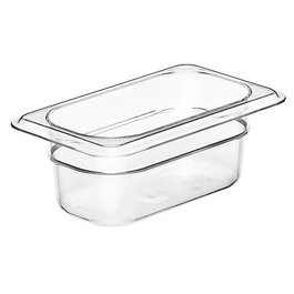 CAMBRO 92CW-135 - Recipiente GN 1/9- 0,57 L - 10,8 x 17,6 x 6,5 cm - (No incluye tapa) - Transparente - Venta 1 unidad.