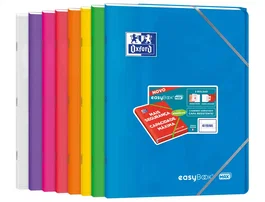 Oxford Libreta Escolar Easybook Tapa Plástico DIN A4+ 48 Hojas Horizontal Colores Surtidos