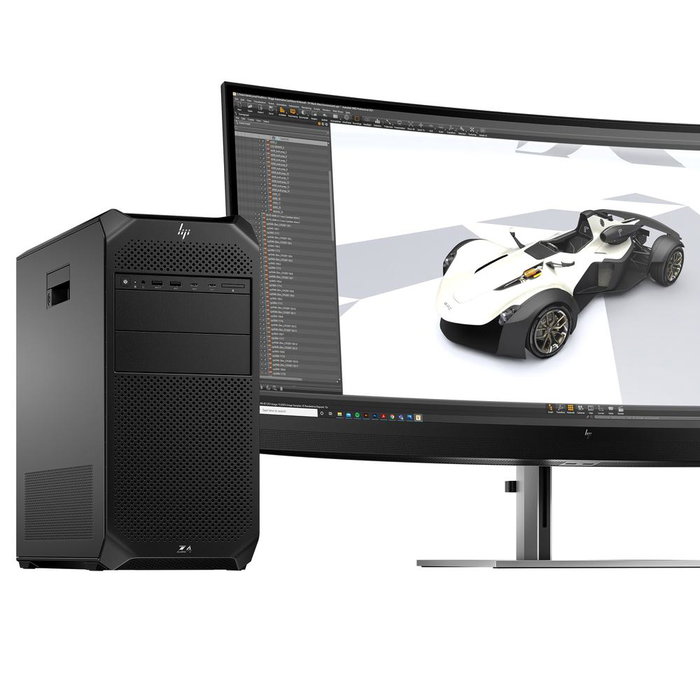 HP Estación de trabajo Z4 Tower - Procesador Intel Xeon W5-2445, 64 GB RAM DDR5, SSD M.2 NVMe 1 TB, Windows 11 Pro, Teclado Español